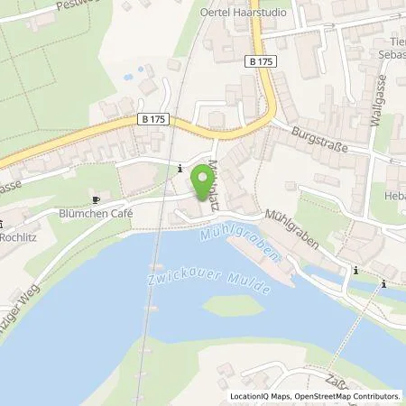 Standortübersicht der Tankstelle envia Mitteldeutsche Energie AG in 09306 Rochlitz