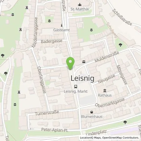 Standortübersicht der Tankstelle envia Mitteldeutsche Energie AG in 04703 Leisnig