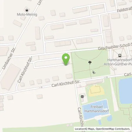 Standortübersicht der Tankstelle envia Mitteldeutsche Energie AG in 09232 Hartmannsdorf