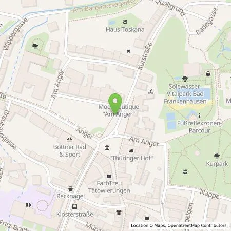 Standortübersicht der Tankstelle envia Mitteldeutsche Energie AG in 06567 Bad Frankenhausen/ Kyffhäuser