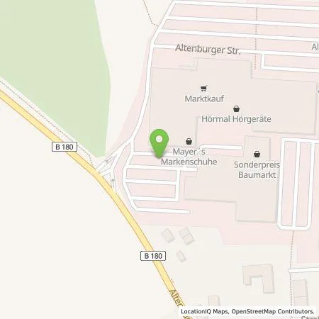 Standortübersicht der Tankstelle envia Mitteldeutsche Energie AG in 04603 Nobitz