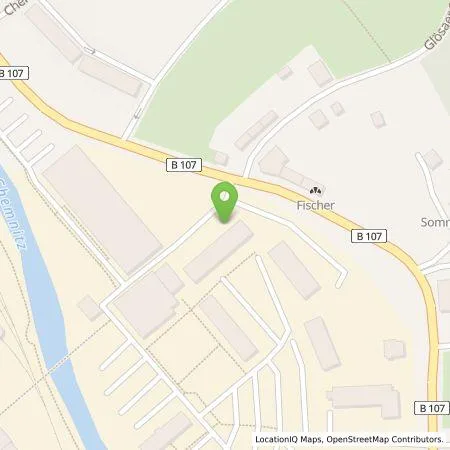 Standortübersicht der Tankstelle envia Mitteldeutsche Energie AG in 09114 Chemnitz