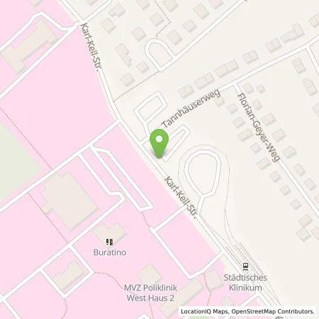 Standortübersicht der Tankstelle envia Mitteldeutsche Energie AG in 08060 Zwickau