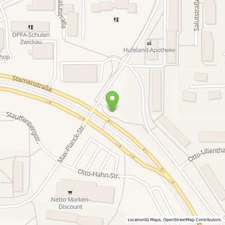 Standortübersicht der Tankstelle envia Mitteldeutsche Energie AG in 08066 Zwickau