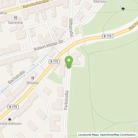 Standortübersicht der Tankstelle envia Mitteldeutsche Energie AG in 08056 Zwickau