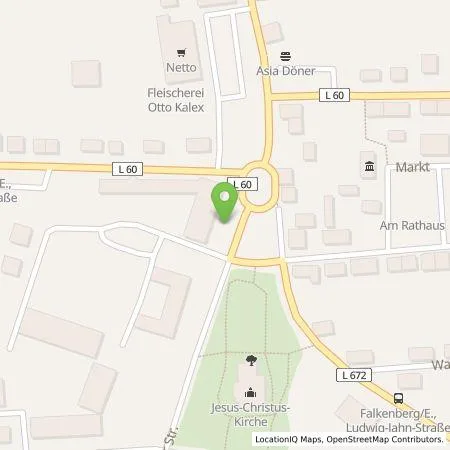 Standortübersicht der Tankstelle envia Mitteldeutsche Energie AG in 04895 Falkenberg