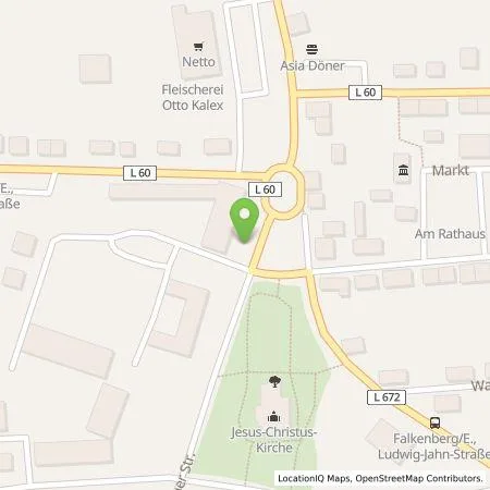 Standortübersicht der Tankstelle envia Mitteldeutsche Energie AG in 04895 Falkenberg