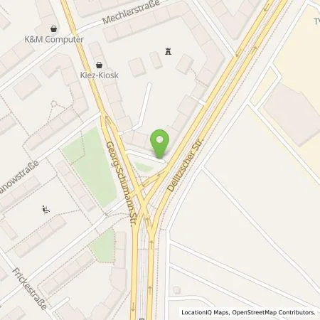 Standortübersicht der Tankstelle Stadtwerke Leipzig GmbH in 04105 Leipzig