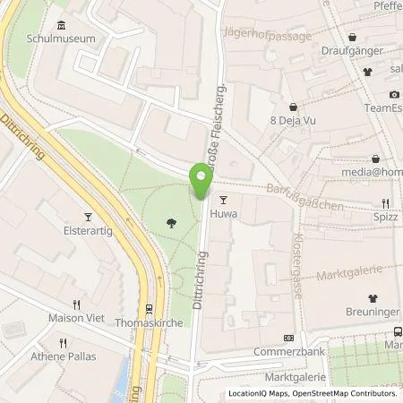 Standortübersicht der Tankstelle Stadtwerke Leipzig GmbH in 04109 Leipzig