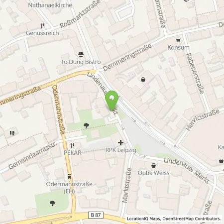 Standortübersicht der Tankstelle Stadtwerke Leipzig GmbH in 04177 Leipzig