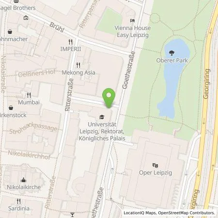 Standortübersicht der Tankstelle Stadtwerke Leipzig GmbH in 04109 Leipzig