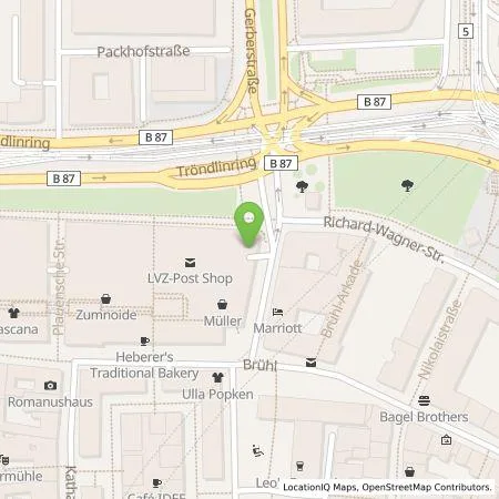 Standortübersicht der Tankstelle Stadtwerke Leipzig GmbH in 04109 Leipzig