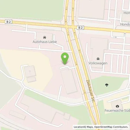 Standortübersicht der Tankstelle Stadtwerke Leipzig GmbH in 04277 Leipzig