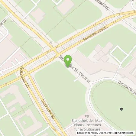 Standortübersicht der Tankstelle Stadtwerke Leipzig GmbH in 04103 Leipzig