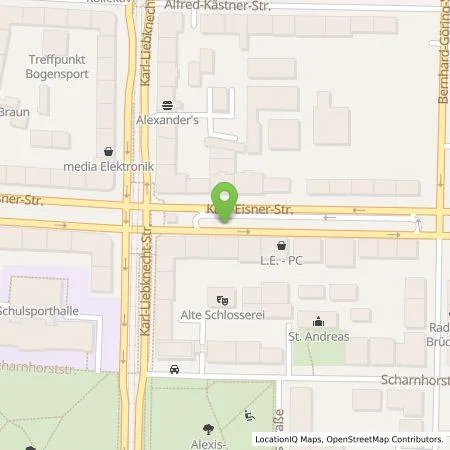 Standortübersicht der Tankstelle Stadtwerke Leipzig GmbH in 04275 Leipzig