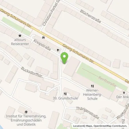 Standortübersicht der Tankstelle Stadtwerke Leipzig GmbH in 04159 Leipzig