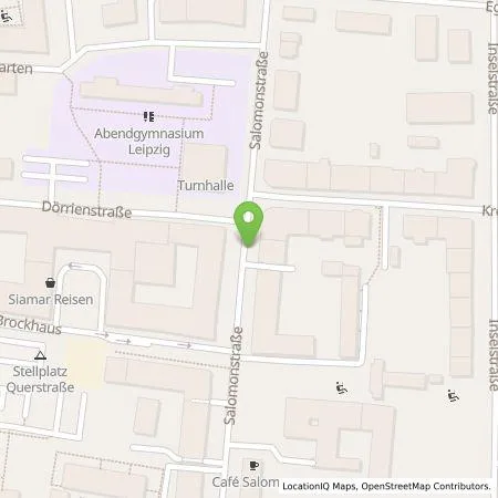 Standortübersicht der Tankstelle Stadtwerke Leipzig GmbH in 04103 Leipzig