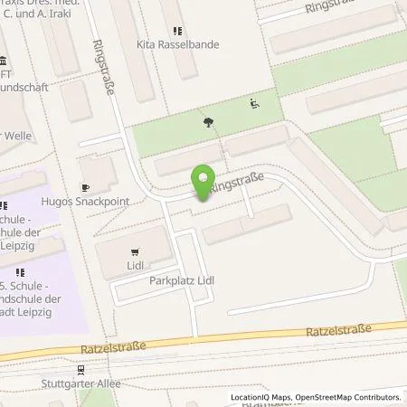 Standortübersicht der Tankstelle Stadtwerke Leipzig GmbH in 04209 Leipzig