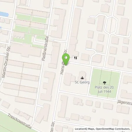 Standortübersicht der Tankstelle Stadtwerke Leipzig GmbH in 04157 Leipzig