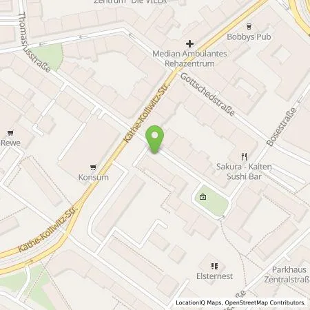 Standortübersicht der Tankstelle Stadtwerke Leipzig GmbH in 04109 Leipzig