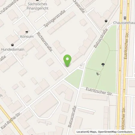 Standortübersicht der Tankstelle Stadtwerke Leipzig GmbH in 04105 Leipzig