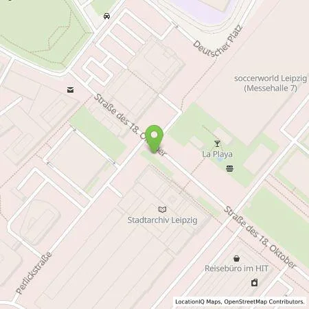 Standortübersicht der Tankstelle Stadtwerke Leipzig GmbH in 04103 Leipzig