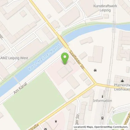 Standortübersicht der Tankstelle Stadtwerke Leipzig GmbH in 04179 Leipzig