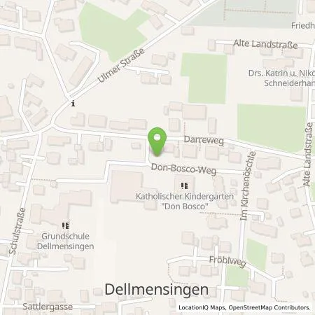 Standortübersicht der Tankstelle SWU Energie GmbH in 89155 Erbach