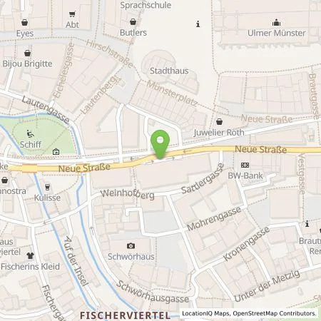 Standortübersicht der Tankstelle SWU Energie GmbH in 89073 Ulm