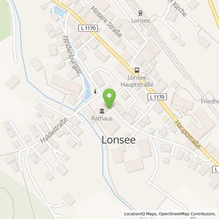 Standortübersicht der Tankstelle SWU Energie GmbH in 89173 Lonsee