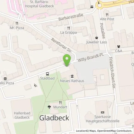 Standortübersicht der Tankstelle Emscher Lippe Energie GmbH in 45964 Gladbeck