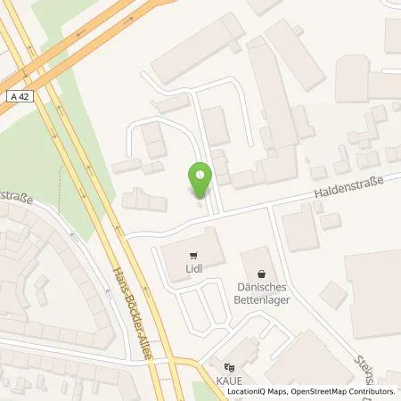 Standortübersicht der Tankstelle Emscher Lippe Energie GmbH in 45881 Gelsenkirchen