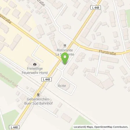 Standortübersicht der Tankstelle Emscher Lippe Energie GmbH in 45889 Gelsenkirchen