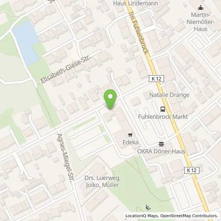 Standortübersicht der Tankstelle Emscher Lippe Energie GmbH in 46242 Bottrop