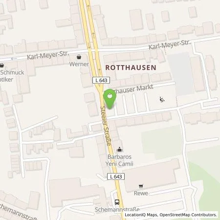 Standortübersicht der Tankstelle Emscher Lippe Energie GmbH in 45844 Gelsenkirchen