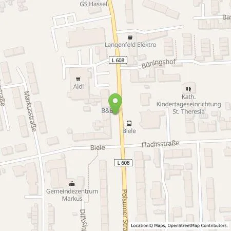 Standortübersicht der Tankstelle Emscher Lippe Energie GmbH in 45896 Gelsenkirchen