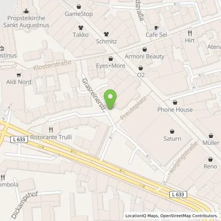 Standortübersicht der Tankstelle Emscher Lippe Energie GmbH in 45879 Gelsenkirchen