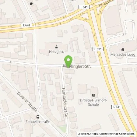 Standortübersicht der Tankstelle Emscher Lippe Energie GmbH in 46236 Bottrop