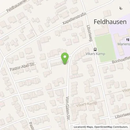 Standortübersicht der Tankstelle Emscher Lippe Energie GmbH in 46244 Bottrop