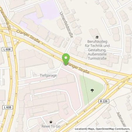 Standortübersicht der Tankstelle Emscher Lippe Energie GmbH in 45894 Gelsenkirchen