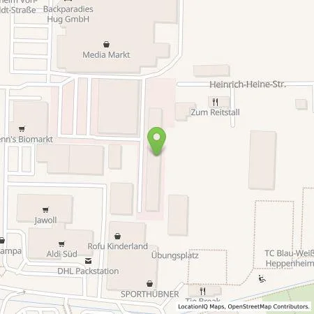 Standortübersicht der Tankstelle OMS Prüfservice GmbH in 64646 Heppenheim