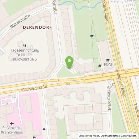 Standortübersicht der Tankstelle OMS Prüfservice GmbH in 40477 Düsseldorf