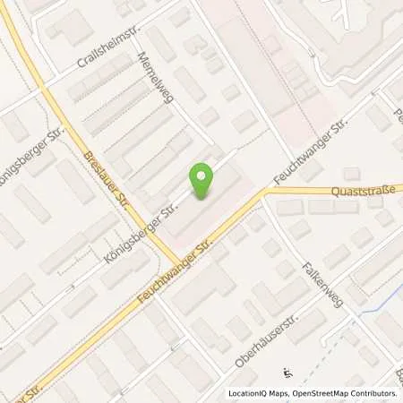 Standortübersicht der Tankstelle Autohaus Ansbach W. Oberseider GmbH & Co. KG in 91522 Ansbach