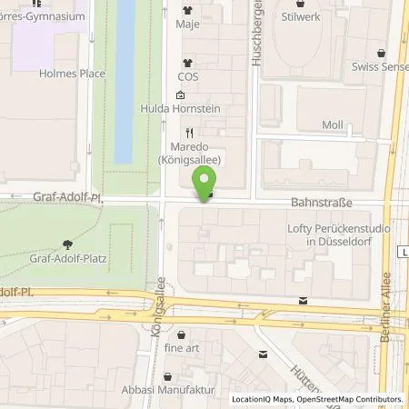 Standortübersicht der Tankstelle Stadtwerke Düsseldorf AG in 40212 Düsseldorf