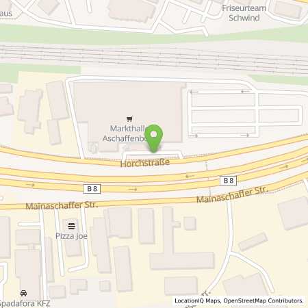 Standortübersicht der Strom (Elektro) Tankstelle: Allego GmbH in 63741, Aschaffenburg