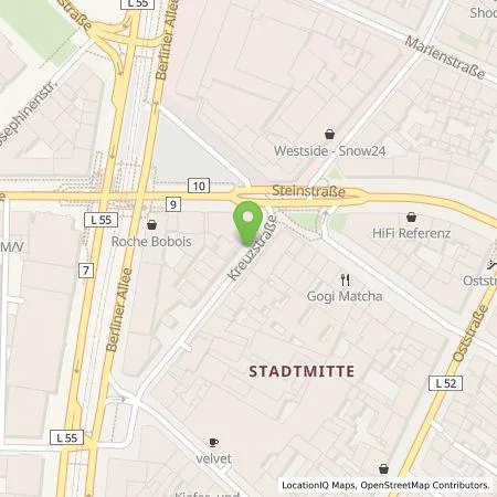 Standortübersicht der Tankstelle Stadtwerke Düsseldorf AG in 40210 Düsseldorf