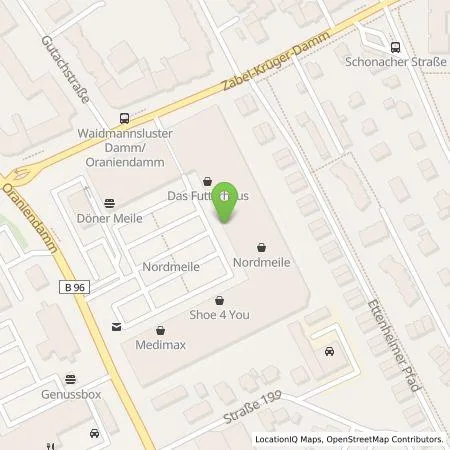 Standortübersicht der Tankstelle EnBW mobility+ AG und Co.KG in 13469 Berlin