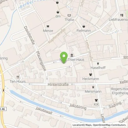 Standortübersicht der Tankstelle EMERGY Führungs- und Servicegesellschaft mbH in 48653 Coesfeld