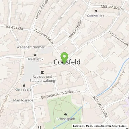 Standortübersicht der Tankstelle EMERGY Führungs- und Servicegesellschaft mbH in 48653 Coesfeld