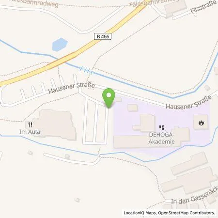 Standortübersicht der Tankstelle Albwerk Elektro- und Kommunikationstechnik GmbH in 73337 Bad Überkingen